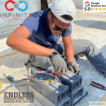 endless-possibilities-with-amazing-hvac with technician working on hvac product