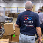 infinite mechanical expert checking the warehouse